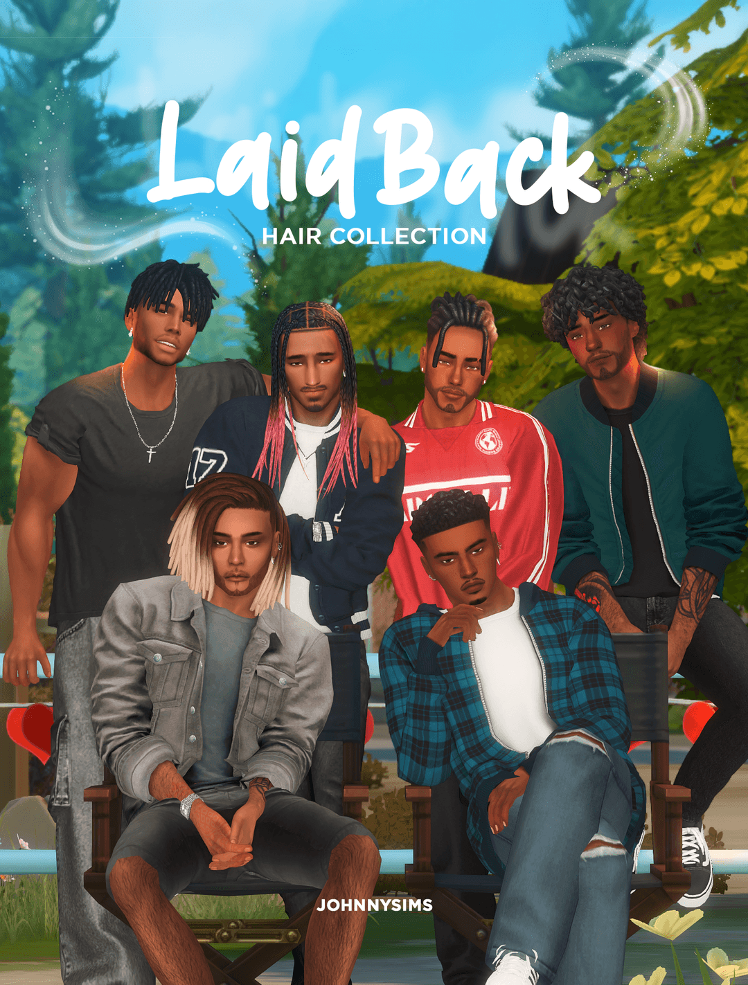 Коллекция мужских причесок Laid Back Hair Collection